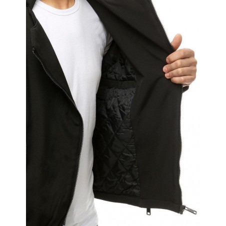 Čierna prechodná pánska bunda bez kapucne TX3469, veľ. L