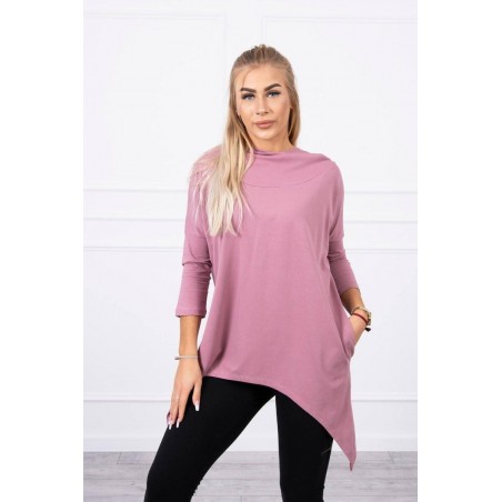 Dámska mikina s potlačou 9139 - tmavoružová