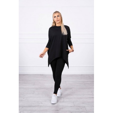 Dámska mikina s potlačou 9139 - čierna