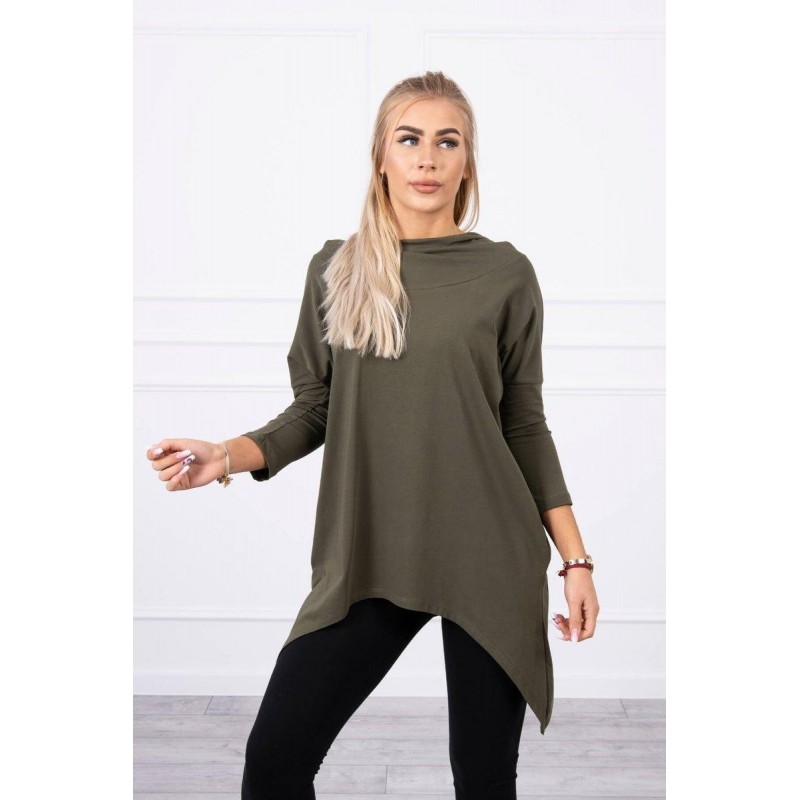 Dámska mikina s potlačou 9139 - kaki