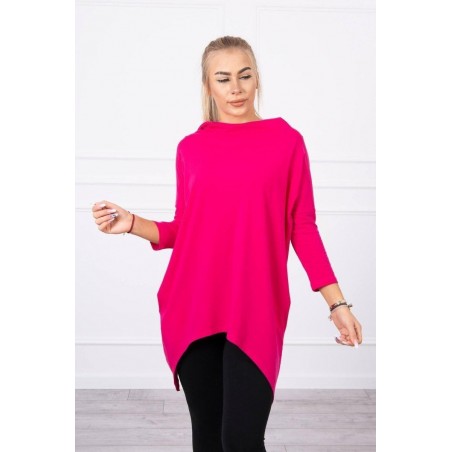 Dámska mikina s potlačou 9140 - fuchsiová