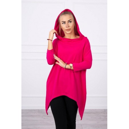 Dámska mikina s potlačou 9140 - fuchsiová
