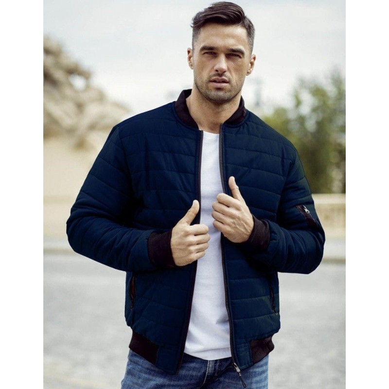 Tmavomodrá pánska prechodná bombera (tx2997)