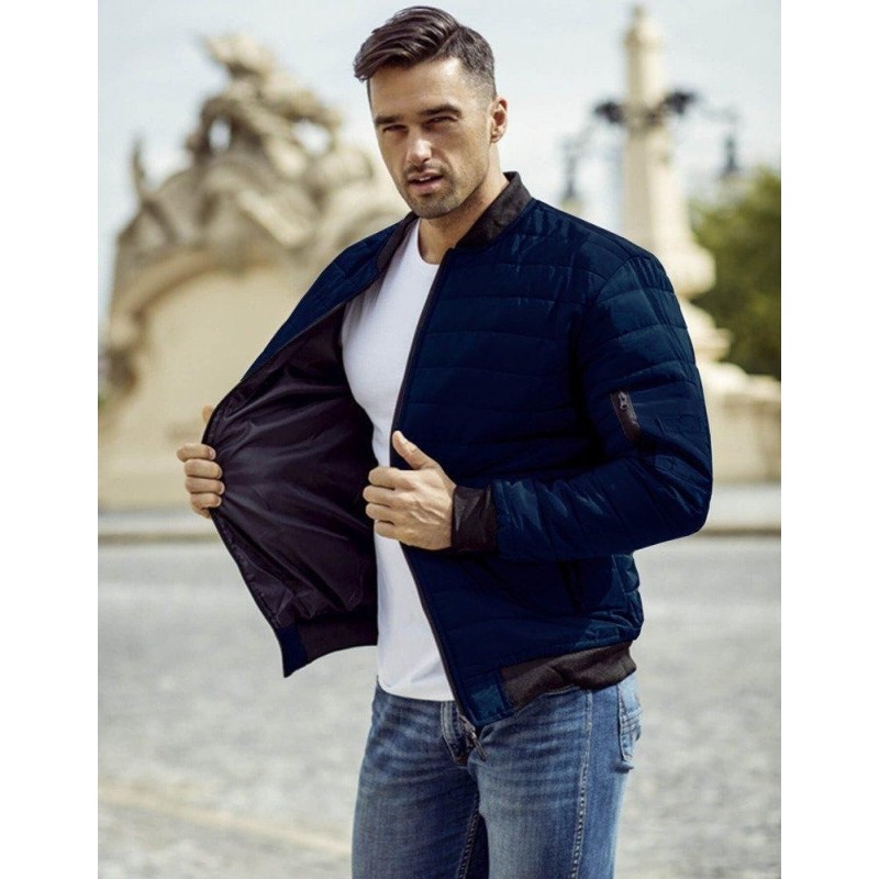 Tmavomodrá pánska prechodná bombera (tx2997)