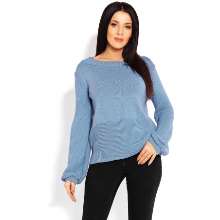 Dámsky modrý sveter 40010