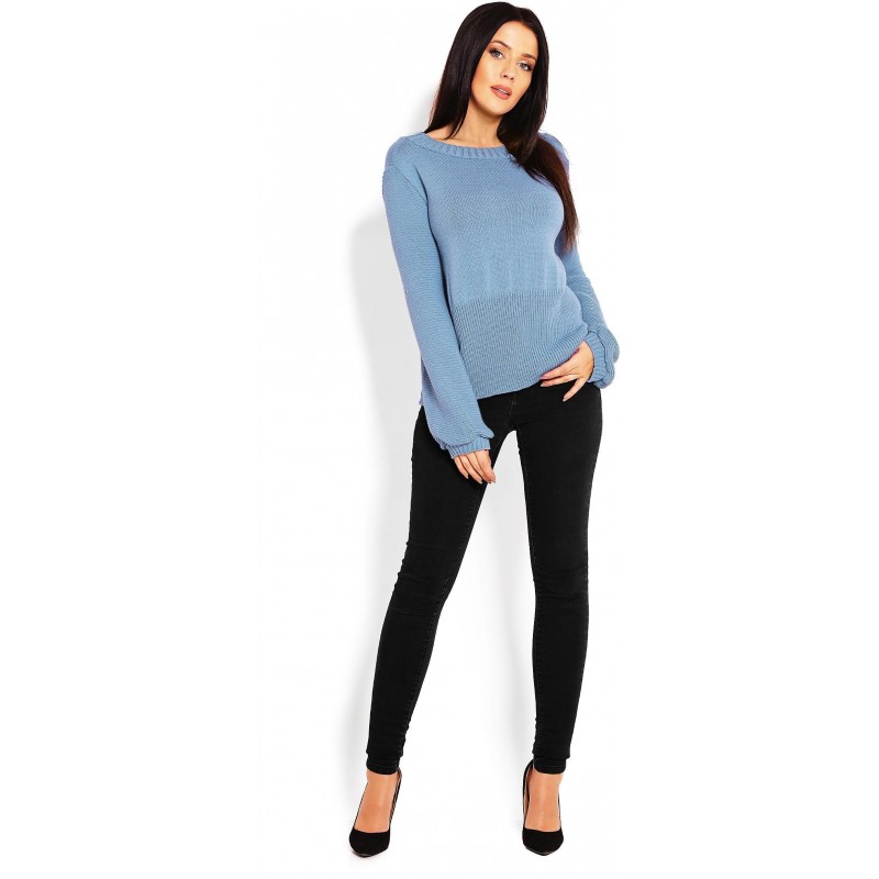 Dámsky modrý sveter 40010