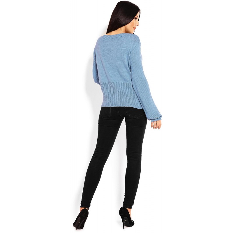 Dámsky modrý sveter 40010