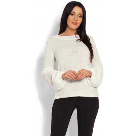Dámsky krémový sveter 40010