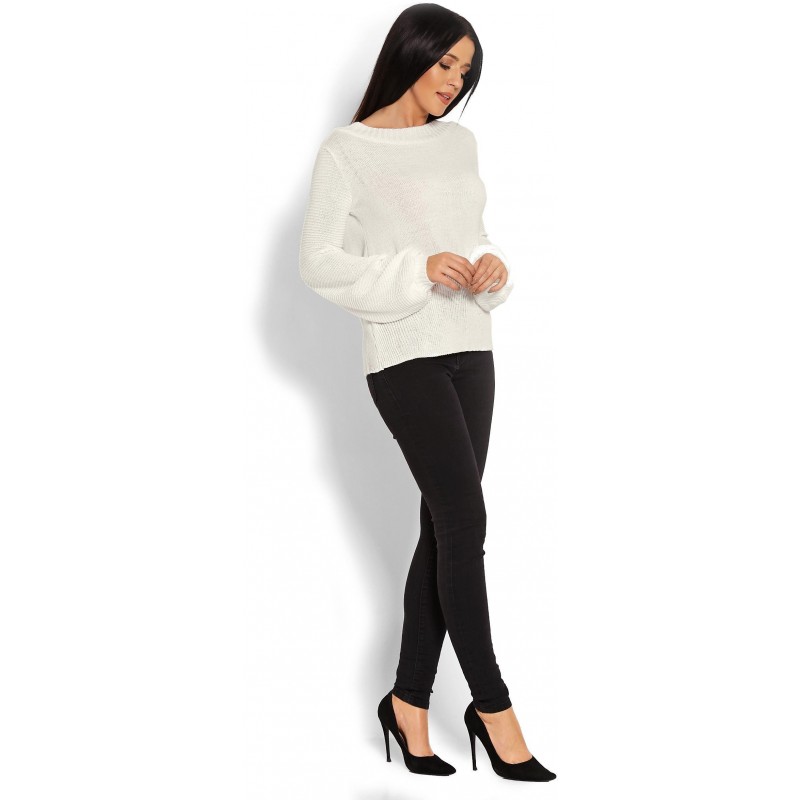 Dámsky krémový sveter 40010