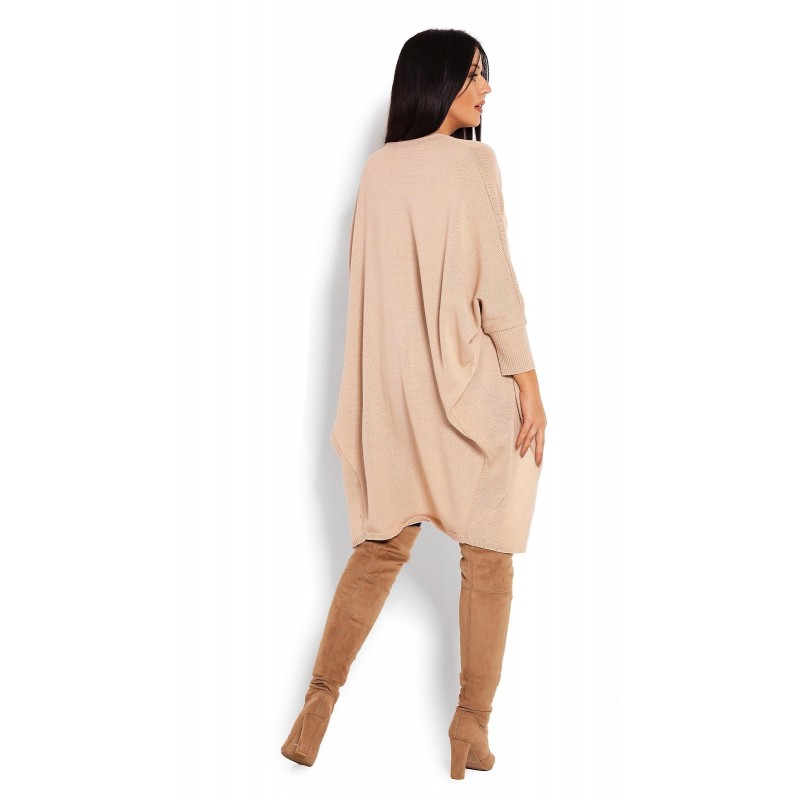 Béžový kardigán pre dámy 40018