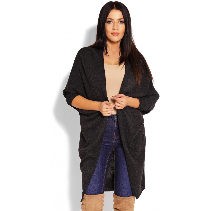 Grafitový kardigán pre dámy 40018