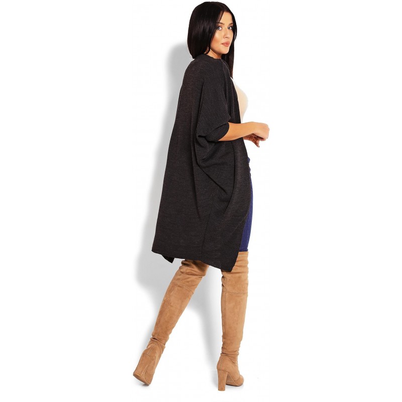 Grafitový kardigán pre dámy 40018