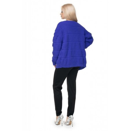 Fialový dámsky kardigán 40022