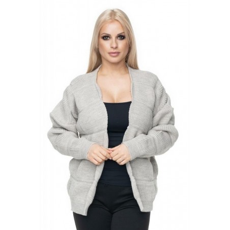 Béžový dámsky kardigán 40022