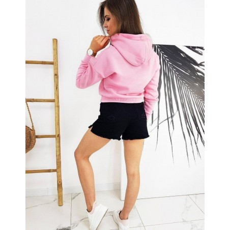 Ružová dámska mikina BROOKLYN BY0402