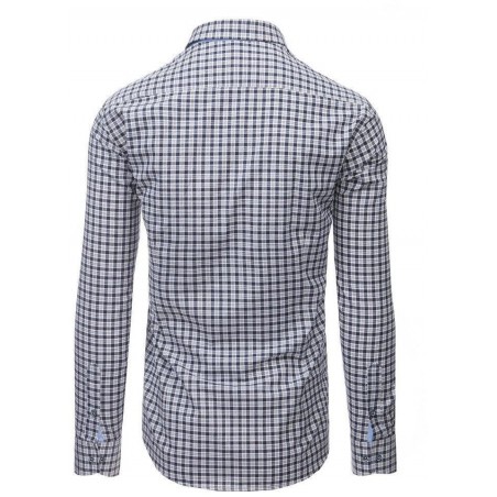 Pánska košeľa s dlhým rukávom (dx1491) - tmavomodrá, veľ. XL