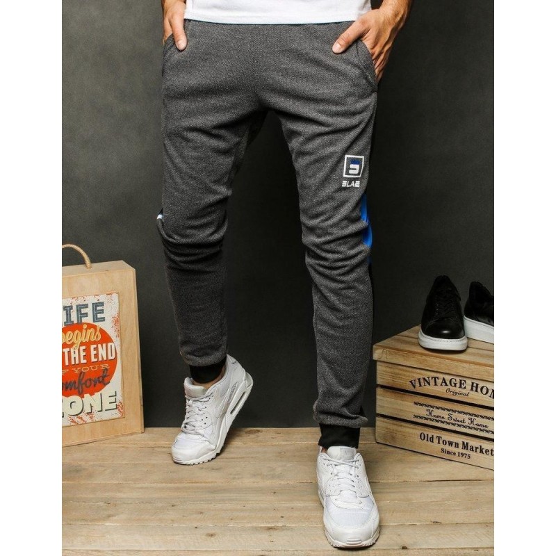 Tmavosivé pánske tepláky UX2572