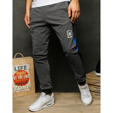 Tmavosivé pánske tepláky UX2572