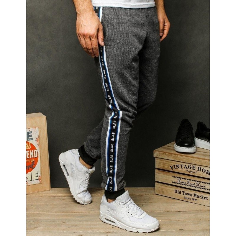 Tmavosivé pánske tepláky UX2572