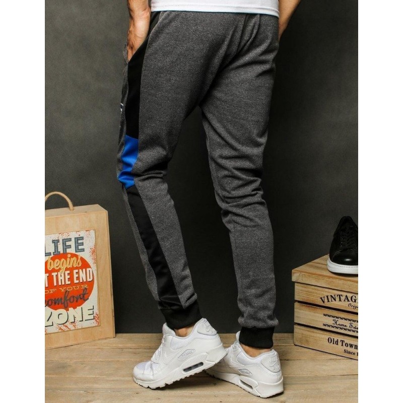 Tmavosivé pánske tepláky UX2572