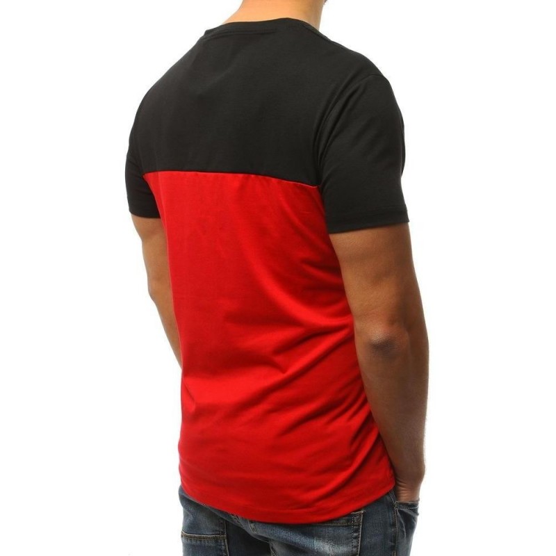 Pánske tričko (rx3020) - čierno-červené