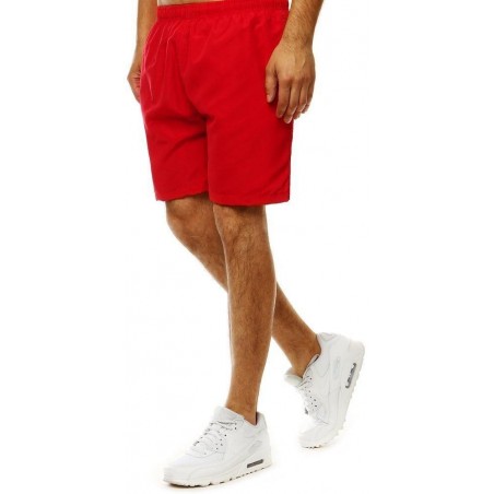 Pánske červené kúpacie šortky SX2071