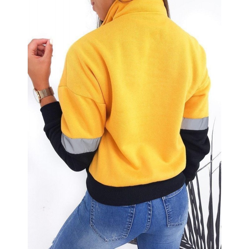 Dámska mikina DUETO II BY0396 - žltá