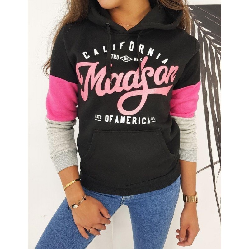 Mikina pre dámy CALIFORNIA BY0503 - čierna