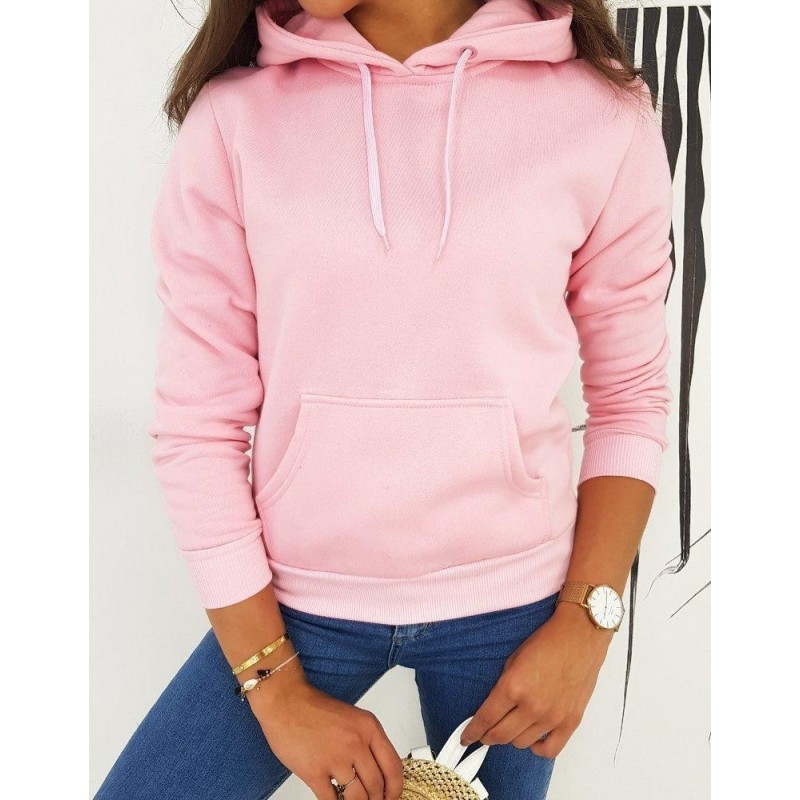 Dámska ružová mikina MON BY0513