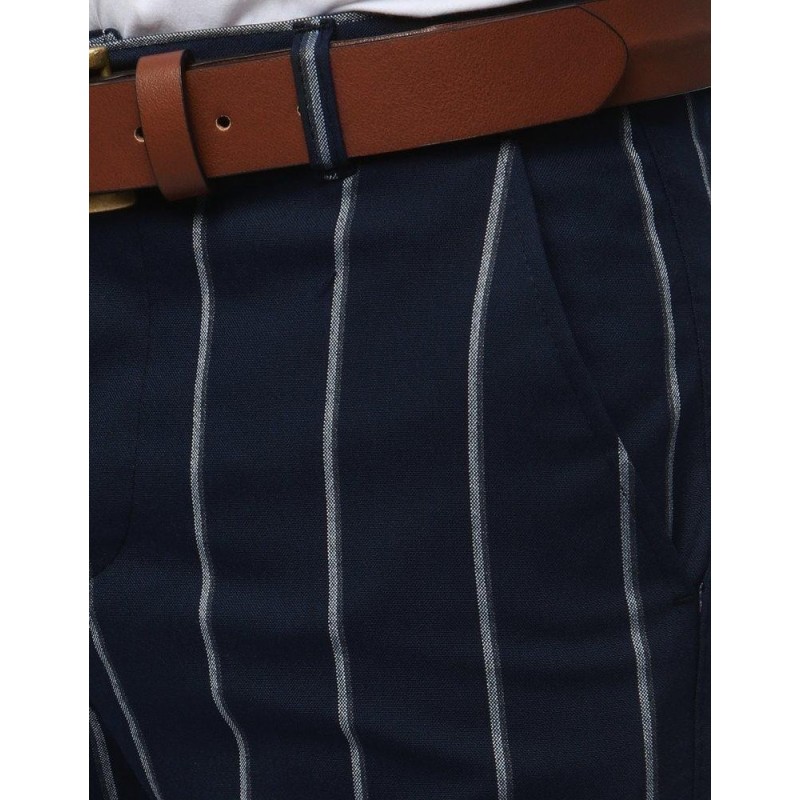 Tmavomodré pánske nohavice UX2561