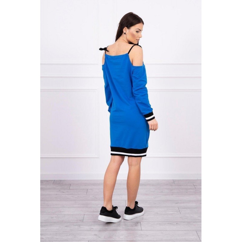 Modré dámske šaty 62182