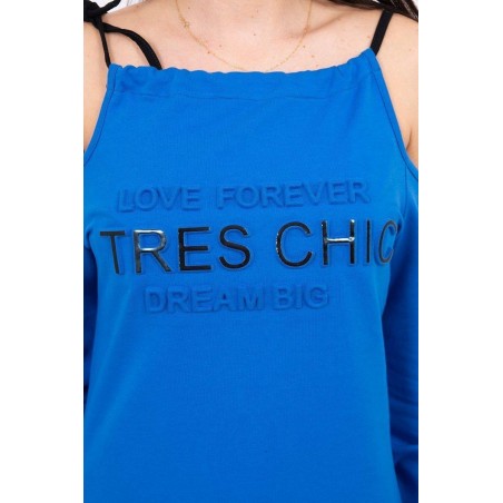 Modré dámske šaty 62182