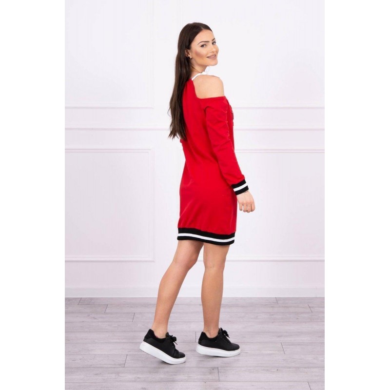 Červené dámske šaty 62182