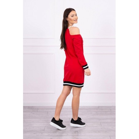 Červené dámske šaty 62182
