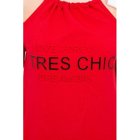 Červené dámske šaty 62182