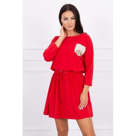 Šaty pre dámy 9004 - červené