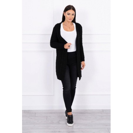 Dámsky pletený kardigán 2019-14 - čierny
