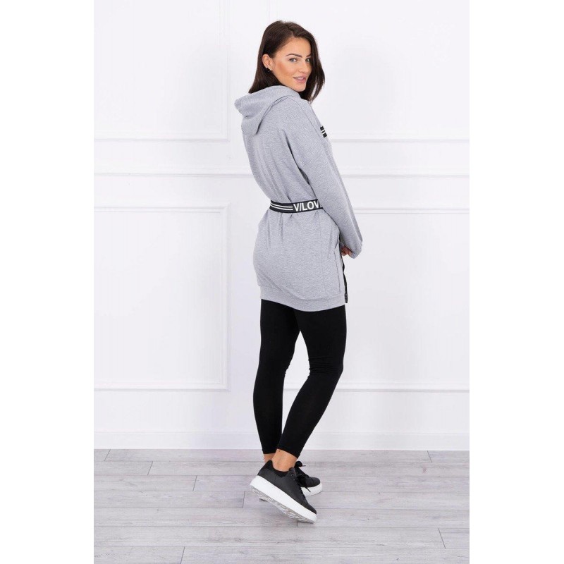 Dámske sivé šaty 0140