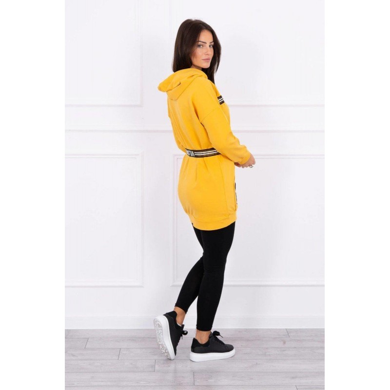 Dámske horčicové šaty 0140