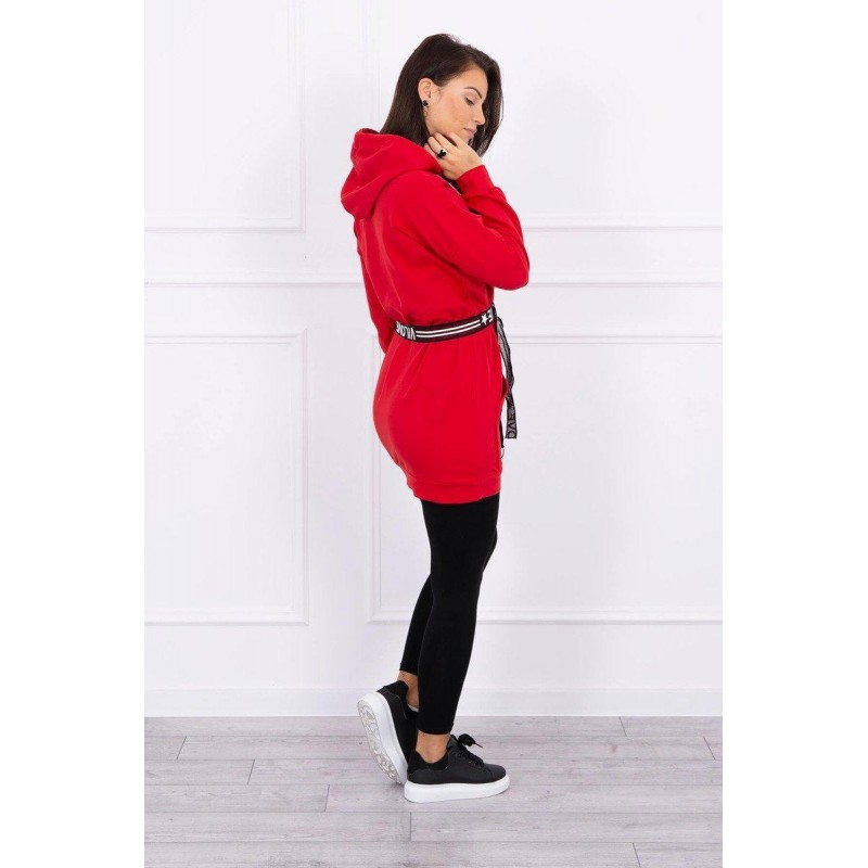 Dámske červené šaty 0140