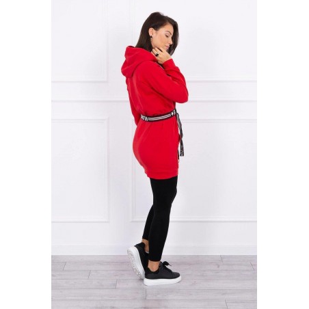 Dámske červené šaty 0140