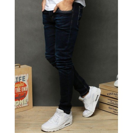 Tmavomodré pánske rifle UX2671