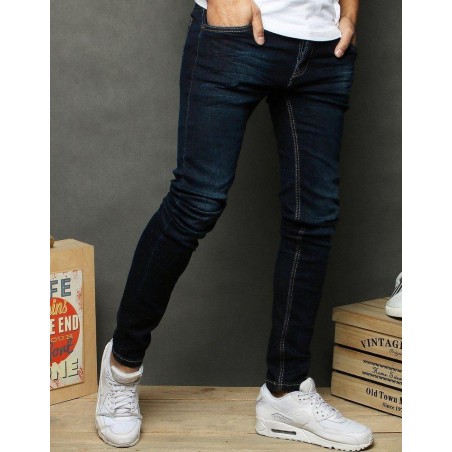 Tmavomodré pánske rifle UX2671