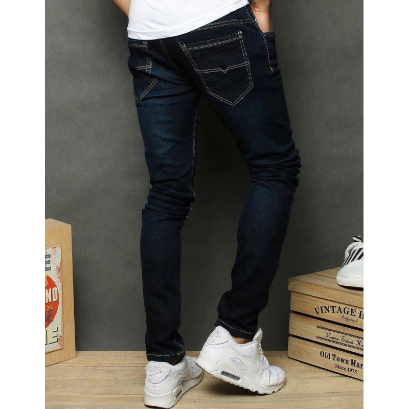 Tmavomodré pánske rifle UX2671