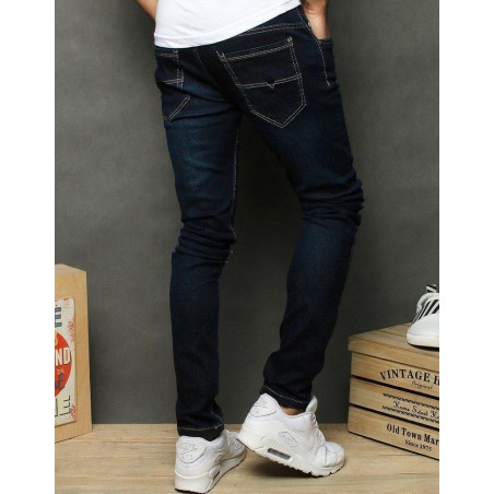 Tmavomodré pánske rifle UX2671