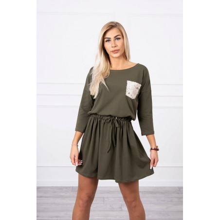 Šaty pre dámy 9004 - kaki