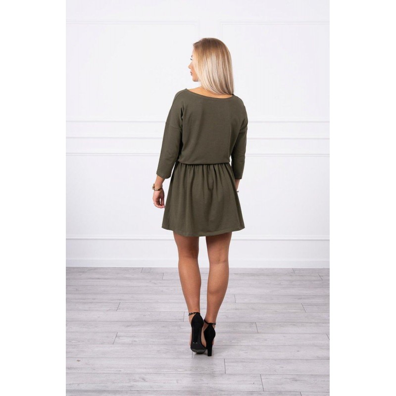Šaty pre dámy 9004 - kaki