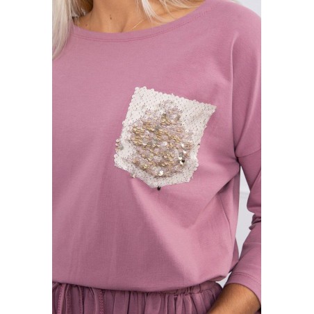 Šaty pre dámy 9004 - tmavoružové