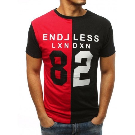 Pánske tričkoy (rx3039) - červeno-čierne