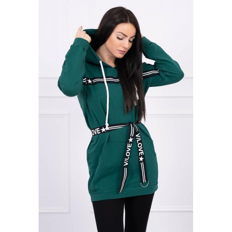 Dámske zelené šaty 0140